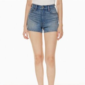 Denim Forum The '50s Arlo Hi-Rise Micro Jean Short